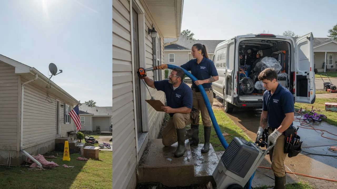 Ceiling Water Damage Restoration in Louisa, KY near me